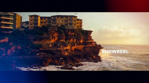 Dynamic Cinematic Showreel Opener with Glitch Effects