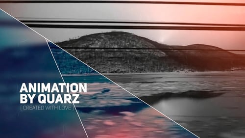 Dynamic Patriotic Slideshow Opener with Cinematic Glitch
