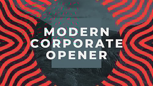Dynamic Geometric Opener for Modern Corporate Presentations