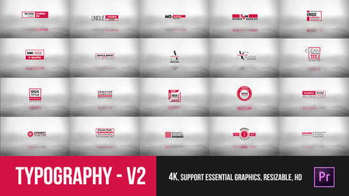 Typography Essential V2 – Mogrt