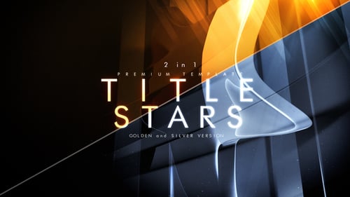 Elegant 3D Star Luxury Titles Opener