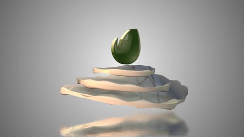 Clean 3D Abstract Logo Reveal Animation