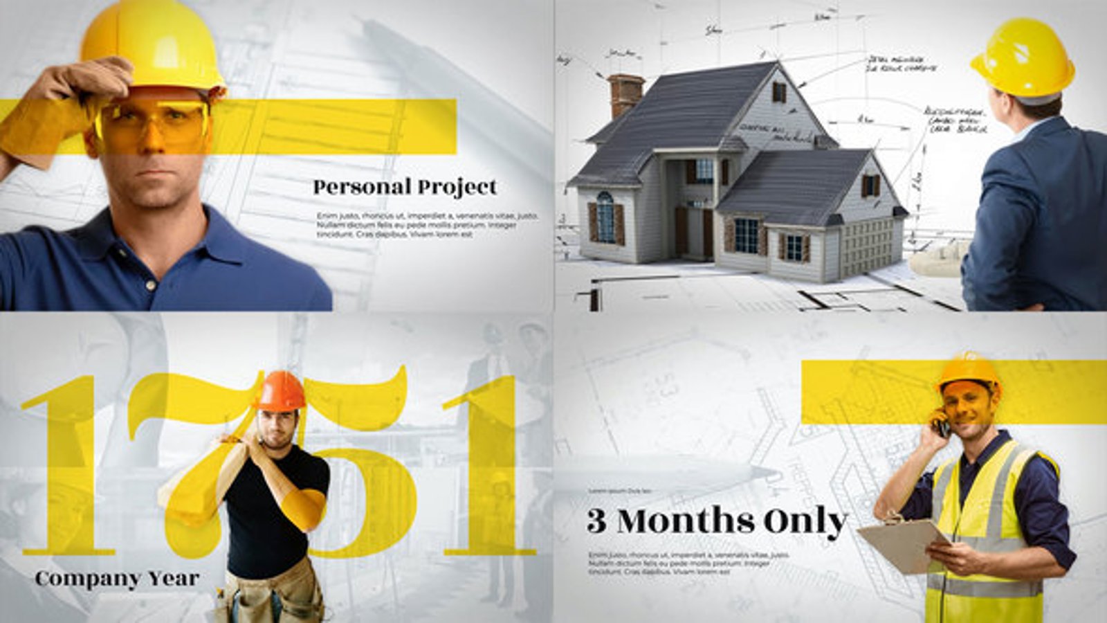 Construction Building Presentation, Video Displays ft. construction ...