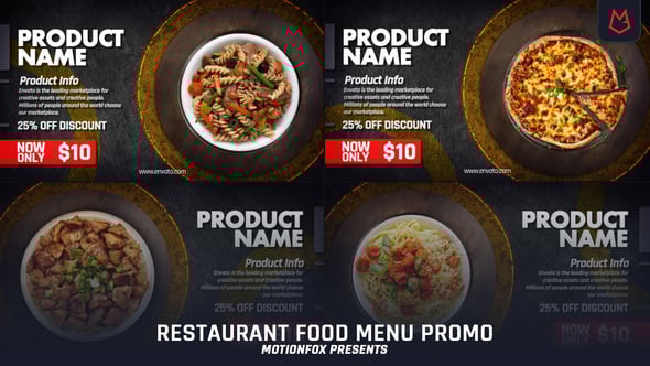 Restaurant Food Menu Promo, Product Promo ft. restaurant menu & tourism ...