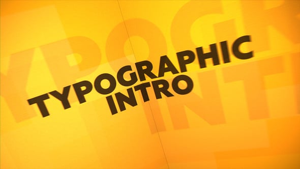 Typographic Intro, Openers ft. typo & typographic - Envato