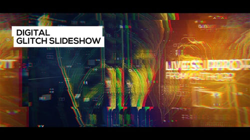 Digital Glitch Slideshow