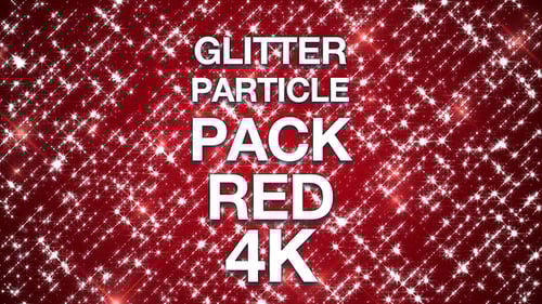 Festive Red Shimmering Particles Background