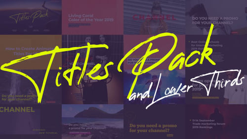 Titles and Lower Thirds Pack