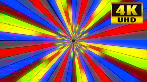 Vibrant Abstract Geometric Patterns Animated Loop Background