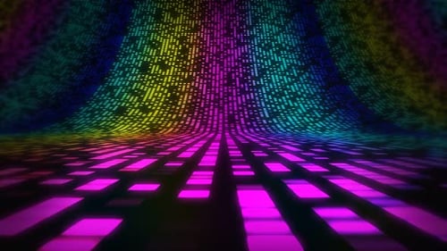 Animierte Disco-Lichter