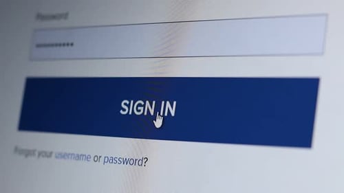 Clicking a Sign In Button On Screen
