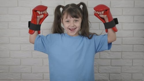 Wear gloves for boxing.
