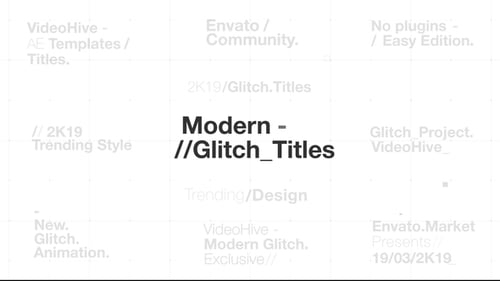 Modern Glitch Titles