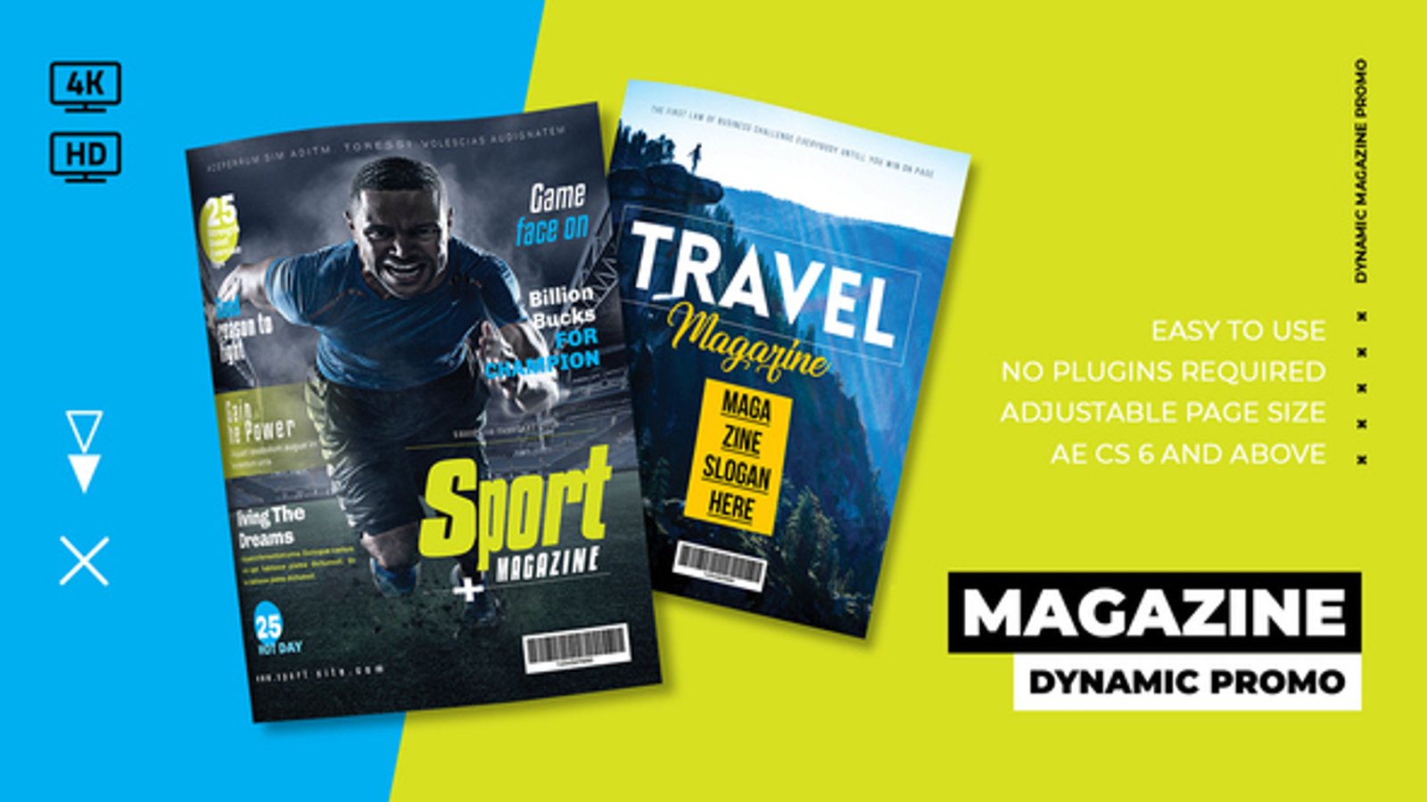 Dynamic Magazine Promo, Product Promo ft. magazine mockup & flyers - Envato