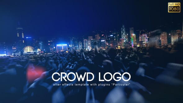 Crowd Logo, Logo Stings ft. night city & crowd - Envato