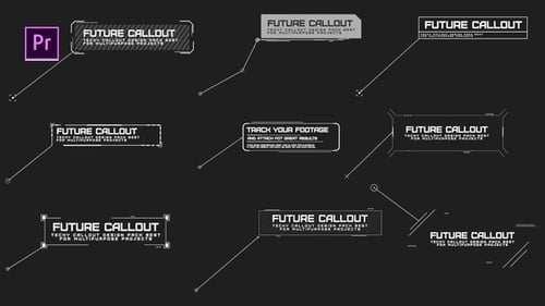 Animated Futuristic Callout Titles Pack