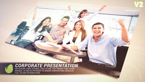 Elegant Business Presentation with Dynamic Photo Slideshow