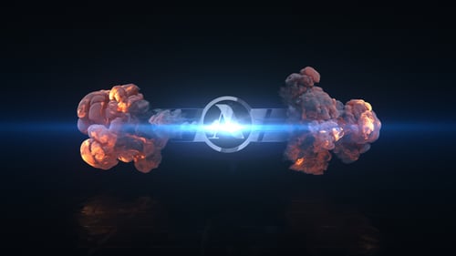 Explosive Logo Reveal with Dynamic Smoke Effects