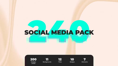 Modern Social Media Stories and Posts Pack with Dynamic Typography