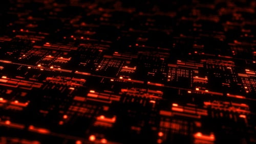 Boucle d'arrière-plan de diffusion de science-fiction