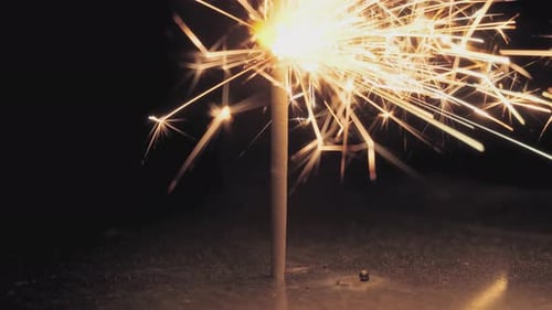 Pyrotechnik Wunderkerze Feuerwerk