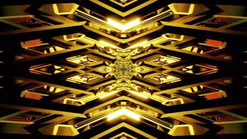 Vj Loop Of The Golden Background 4K