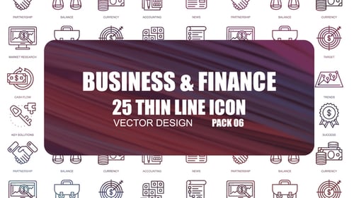 Business And Finance – Thin Line Icons