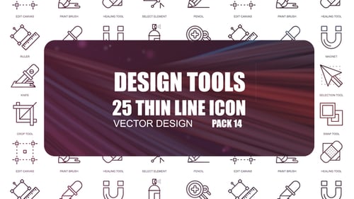 Design Tool – Thin Line Icons