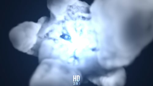 Ethereal Cloud and Light Logo Reveal