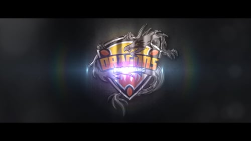 Dynamic Glossy 3D Logo Reveal with Light Effects