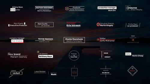 Typography Lower Thirds