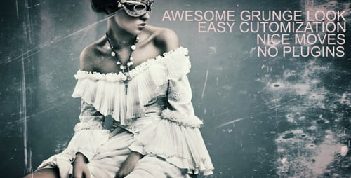 Dynamic Grunge Slideshow Opener with Cinematic Overlays