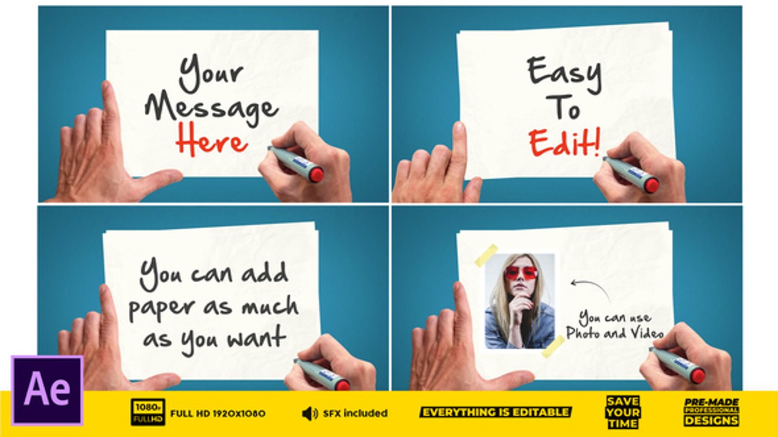 Message Paper, Openers ft. paper text & writing text - Envato