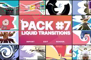 Liquid Transitions Pack 07 | Premiere Pro Motion Graphics Template