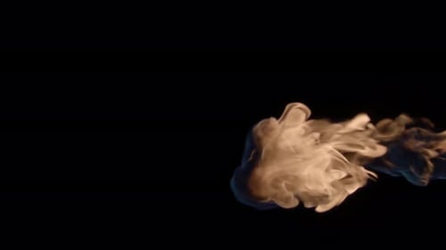 Super Slow Motion Shot of Fire Flame Isolated on Black Background