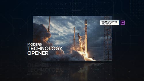 Technology Modern Opener for Premiere Pro