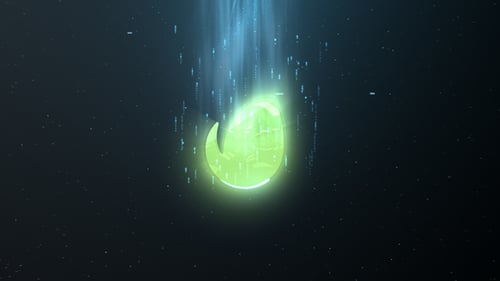 Dynamic Energy Light Streaks Logo Reveal