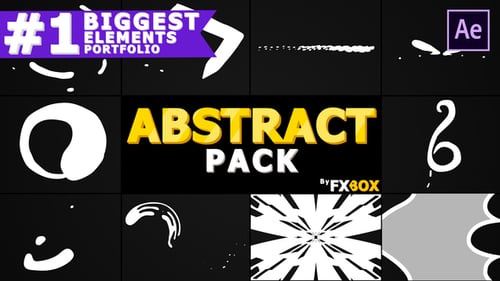 Elementos abstractos de dibujos animados | After Effects