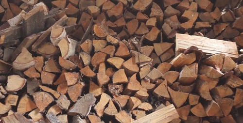Firewood In The Barn