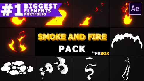 Elementos de humo y fuego | After Effects