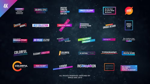 Colorful Titles | FCPX