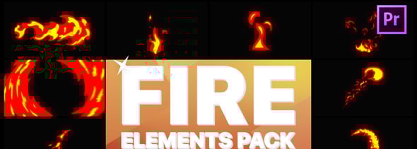 Fire Elements | Premiere Pro MOGRT