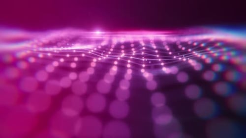 Arrière-plan abstrait de mouvement d'onde futuriste