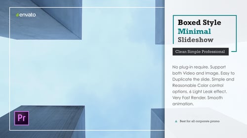 Boxed Minimal Slideshow – Premiere Pro