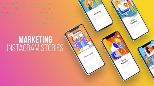 Digital Marketing Mobile Stories Animations