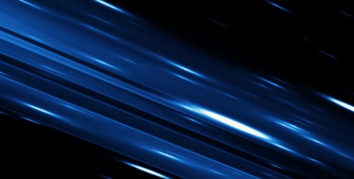 Dynamic Blue Light Streaks Animated Background