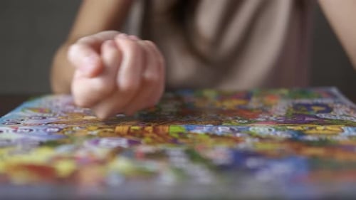 Juego de
mesa jugando solo.