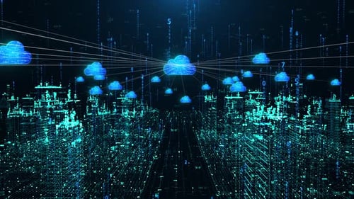 Cloud Computing Data Service Center Technology Smart City Shuttle