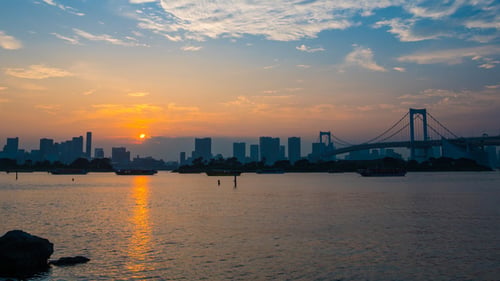 City At Sunset