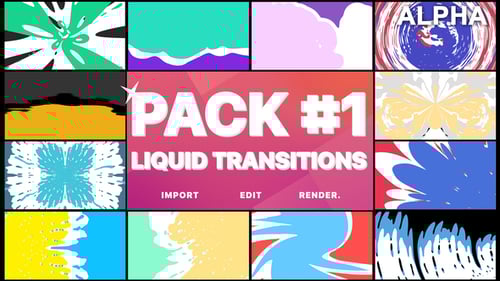 Fluid Hand-Drawn Transitions and Logo Reveals Pack